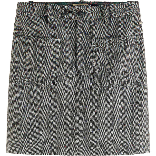 Scotch & Soda Herringbone high rise mini skirt herringbone tweed 174757-6659 large