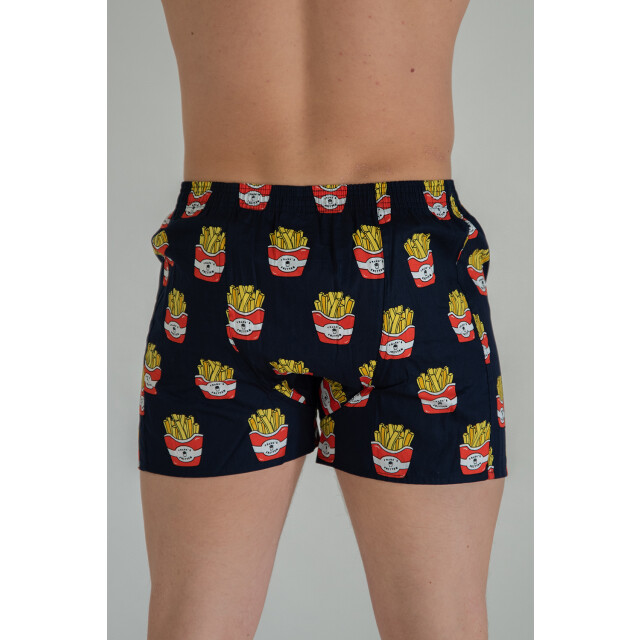 Happy Shorts Wijde boxershort met print friet HS-225 large