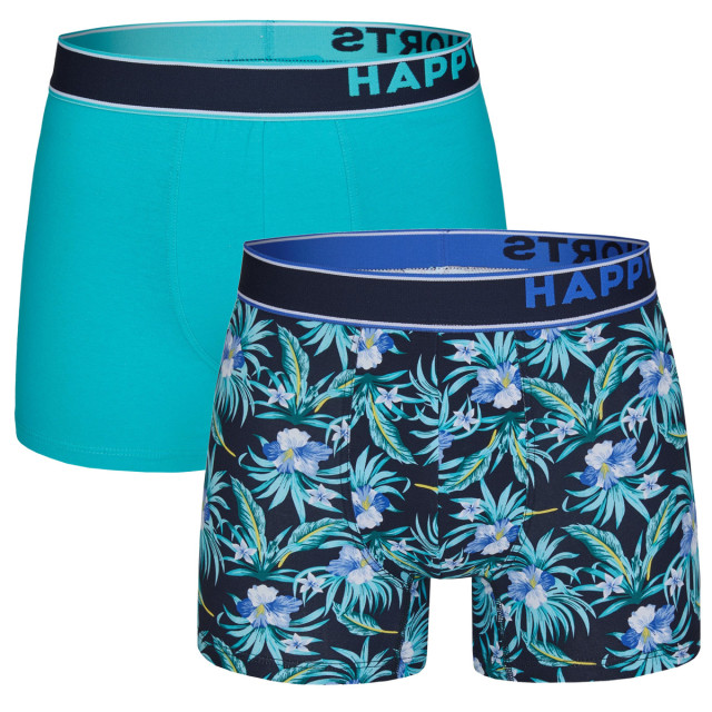 Happy Shorts 2-pack boxershorts heren hawaii flowers HS-J-835 large