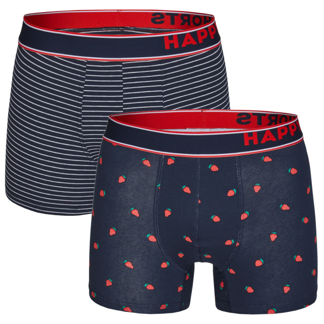 Happy Shorts 2-pack boxershorts heren aardbeien / gestreept HS-J-836 large