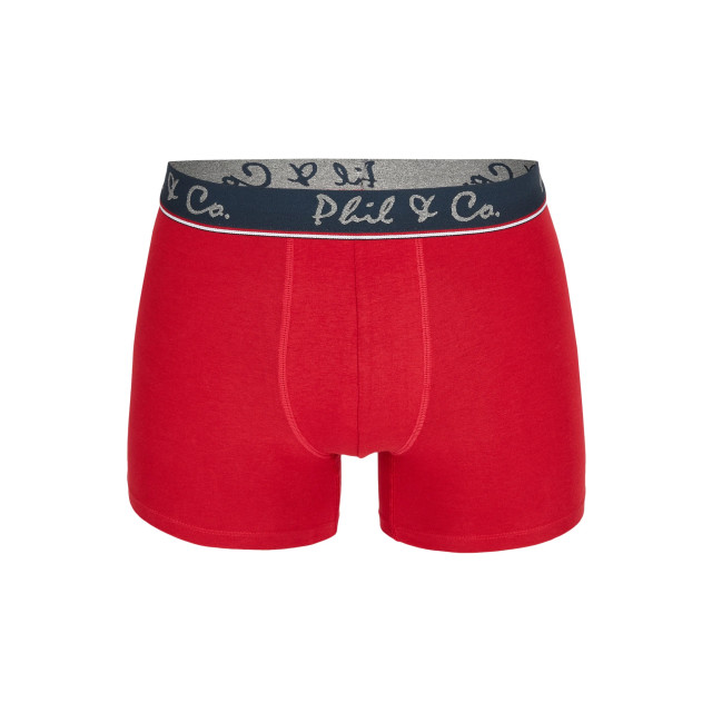 Phil & Co Boxershorts heren multipack 8-pack marine rood zwart antraciet HBOD-PH-33 large