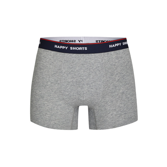 Happy Shorts 3-pack boxershorts heren d848 hartjes print blauw/grijs HS-J-848 large