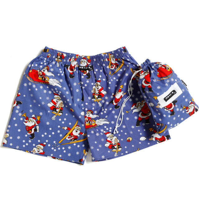 MG-1 Wijde kinder kerst boxershorts jongens kerstman MG1-536K large