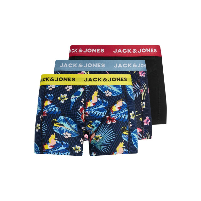 Jack & Jones Boxershorts heren trunks jacflower bird print 3-pack 12194104 large