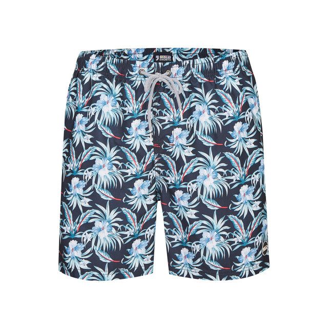 Happy Shorts Zwemshort heren hawaii flowers print HS-SW-655 large