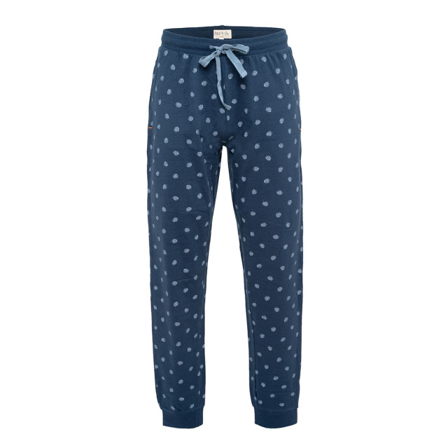 Phil & Co Heren pyjama set lang katoen blauw 933 large