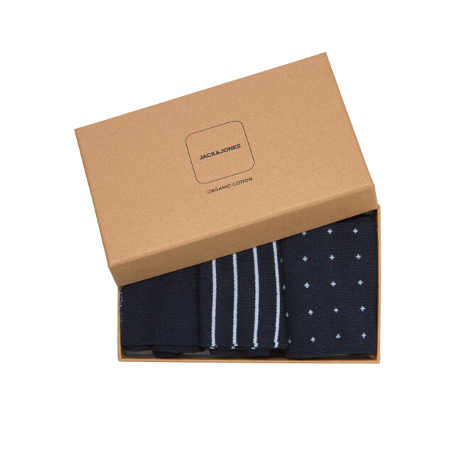 Jack & Jones Sokken heren giftbox jacarbo bio katoen 3-paar 3741611 large