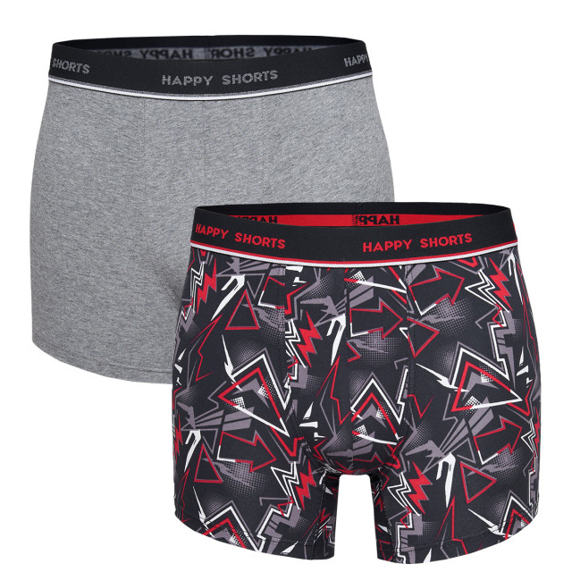 Happy Shorts 2-pack boxershorts heren met graffiti print HS-J-902 large