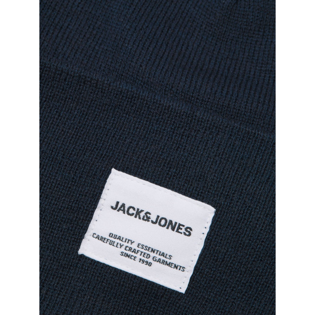 Jack & Jones Heren muts jaclong knit beanie navy 12150627 large