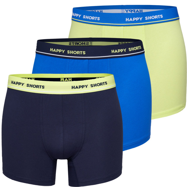 Happy Shorts 3-pack boxershorts heren d907 effen kleuren HS-J-907 large