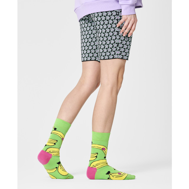 Happy Socks Dames sokken met print banaan HS-BAN01-7000 large