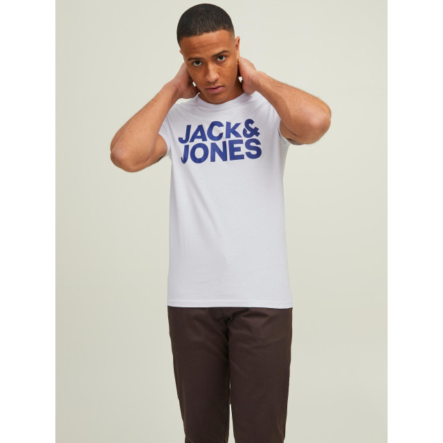 Jack & Jones Heren t-shirt jjecorp slim fit logo 3-pack 12191762 large