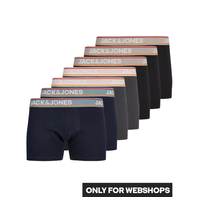 Jack & Jones Effen boxershorts heren trunks jackylo 7-pack 12241110 large