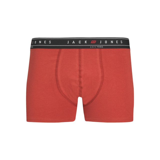 Jack & Jones Heren boxershorts trunks jacnagee rood/donkerblauw/zwart 3-pack 12237418 large