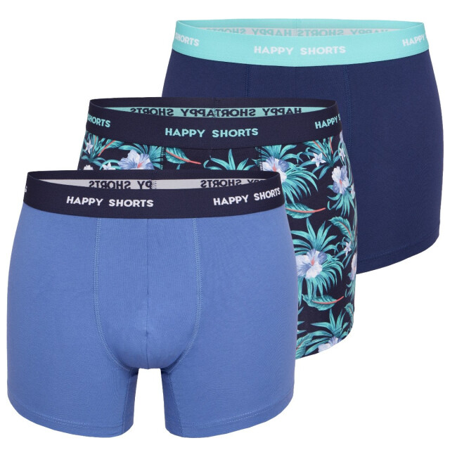 Happy Shorts 3-pack boxershorts heren d924 hawaii print HS-J-924 large