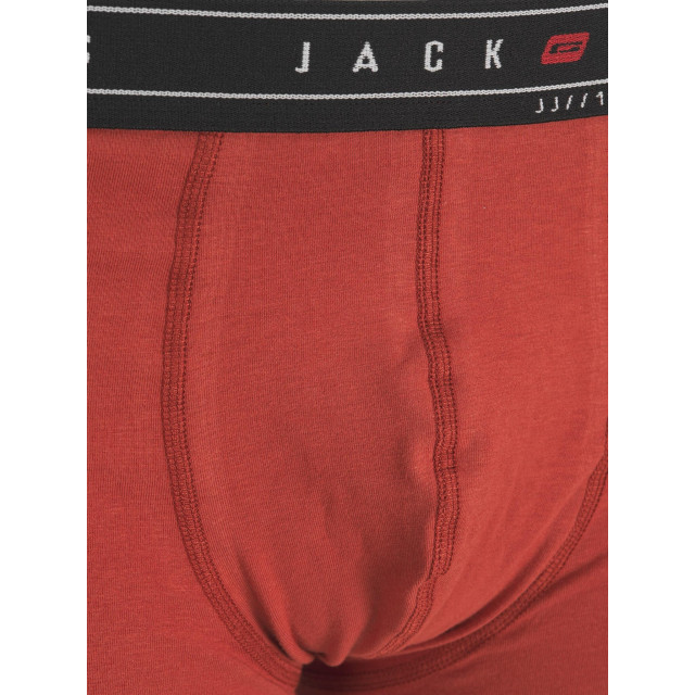 Jack & Jones Heren boxershorts trunks jacnagee rood/donkerblauw/zwart 3-pack 12237418 large