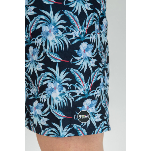 Happy Shorts Zwemshort heren hawaii flowers print HS-SW-655 large