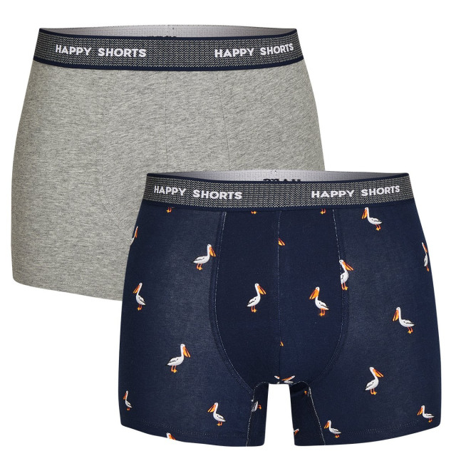 Happy Shorts 2-pack boxershorts heren ooievaar print HS-J-871 large