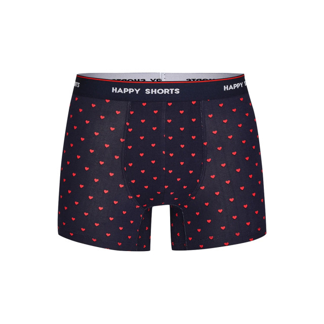 Happy Shorts 3-pack boxershorts heren d848 hartjes print blauw/grijs HS-J-848 large