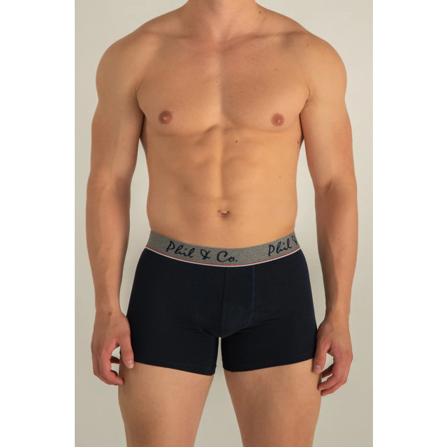 Phil Co Boxershorts heren multipack 8 pack marine rood zwart