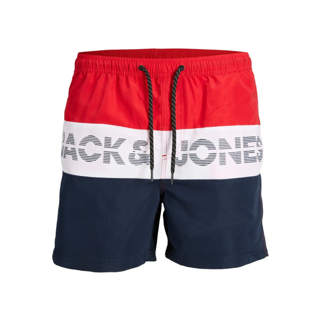 Jack & Jones Plus size zwemshorts jongens colorblock chinese red 4224511 large