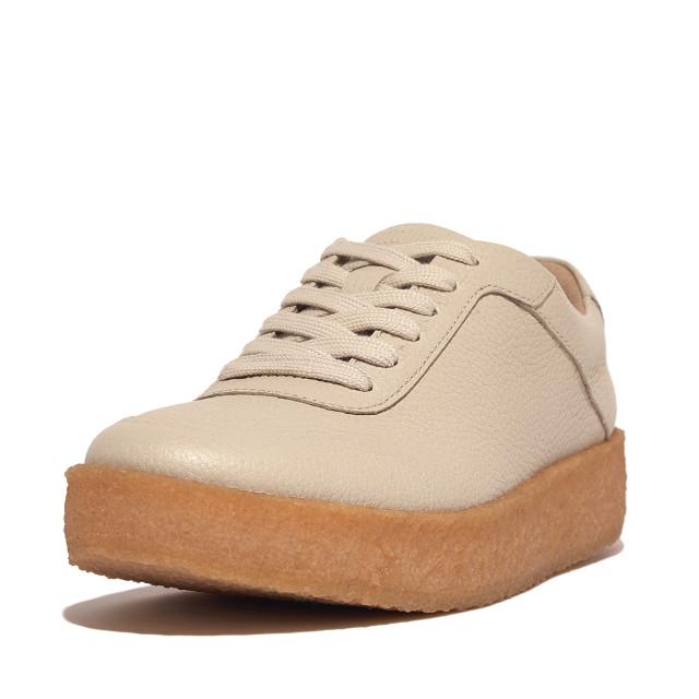 FitFlop Rally tumbled-leather crepe sneakers GL9 large