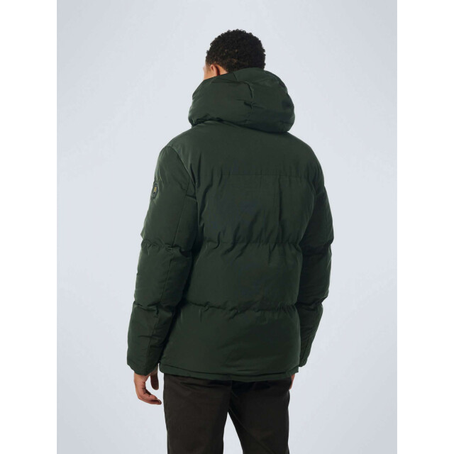 No Excess Jacket short fit hooded padded dark green 21630824-052 large