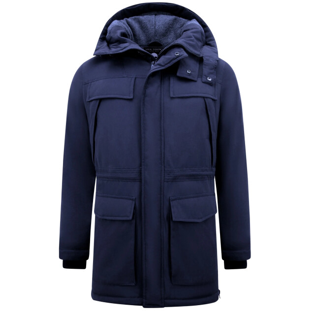 Enos Lange winterjassen met capuchon 891 large