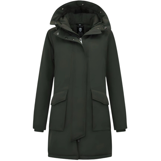 Gentile Bellini Lange winterjas met capuchon 2728 large