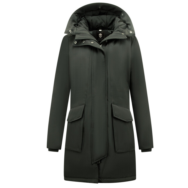 Gentile Bellini Lange winterjas met capuchon 2728 large