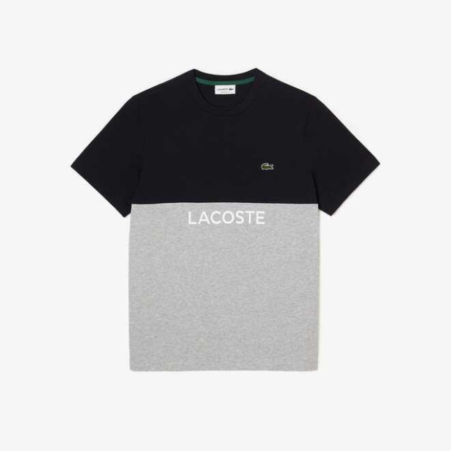 Lacoste T-shirt tee-shirt abysm silver grijs TH8372 large