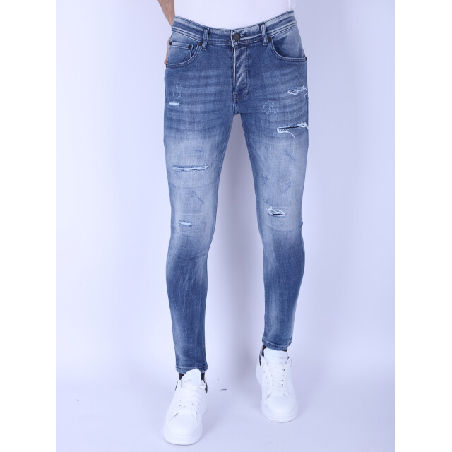 Local Fanatic Spijkerbroeken slim fit met scheuren 1095 LF-DNM-1095 large