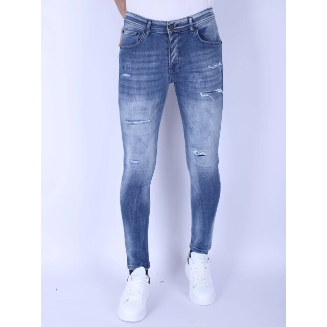 Local Fanatic Spijkerbroeken slim fit met scheuren 1095 LF-DNM-1095 large
