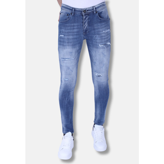 Local Fanatic Spijkerbroeken slim fit met scheuren 1095 LF-DNM-1095 large