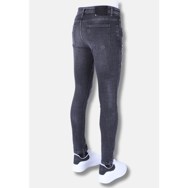 Local Fanatic Jeans met scheuren slim fit 1099 LF-DNM-1099 large