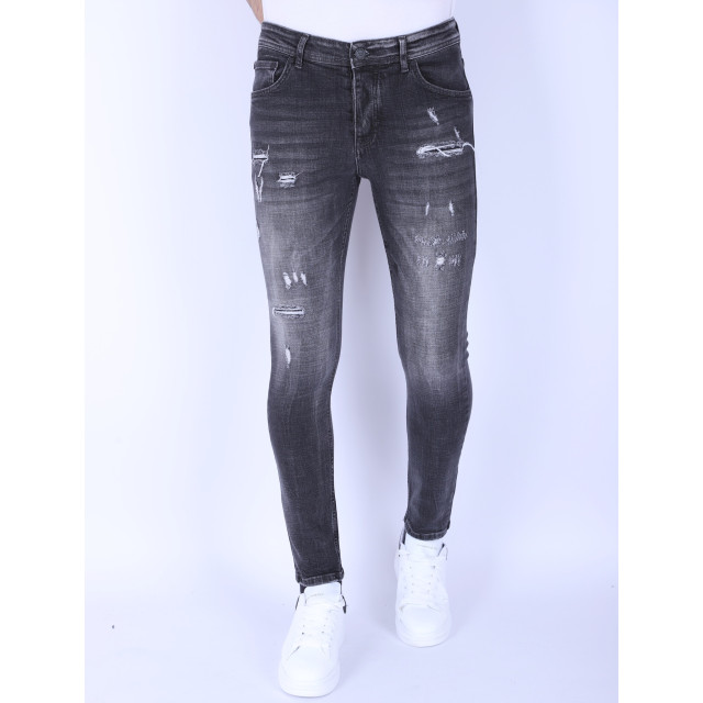 Local Fanatic Jeans met scheuren slim fit 1099 LF-DNM-1099 large