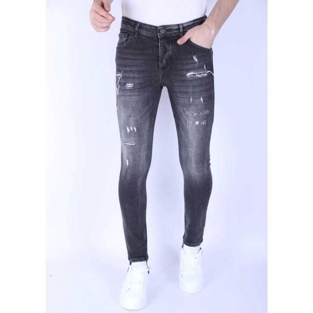 Local Fanatic Jeans met scheuren slim fit 1099 LF-DNM-1099 large