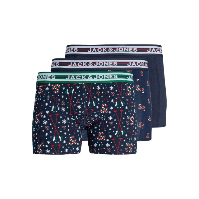 Jack & Jones Plus size kerst boxershorts heren trunks jacxmas 3-pack 12251973 large