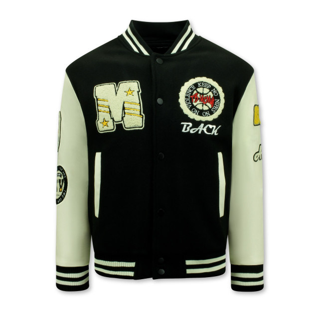 Enos Vintage varsity baseball jacket oversized 7086 LK-7086 large