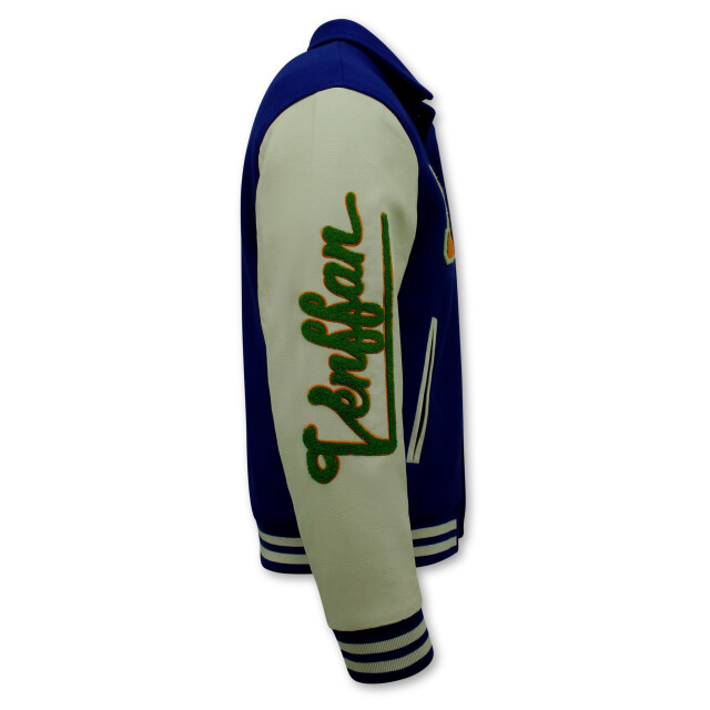 Enos Geborduurde retro college jackets oversized 851 BD-851 large