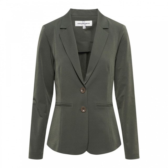 &Co Woman Phileine blazer- phileine army large