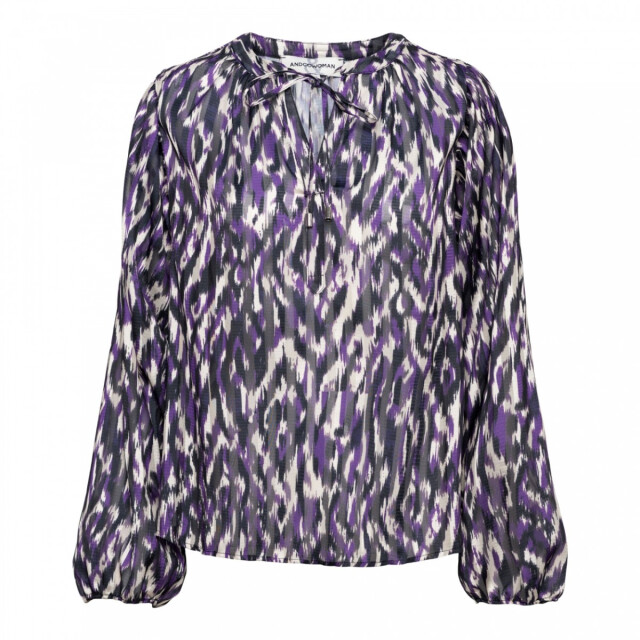 &Co Woman Top aisha-purple aisha purple large