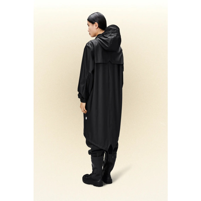 Rains 1814 fishtail parka black 1814 large