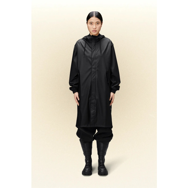 Rains 1814 fishtail parka black 1814 large