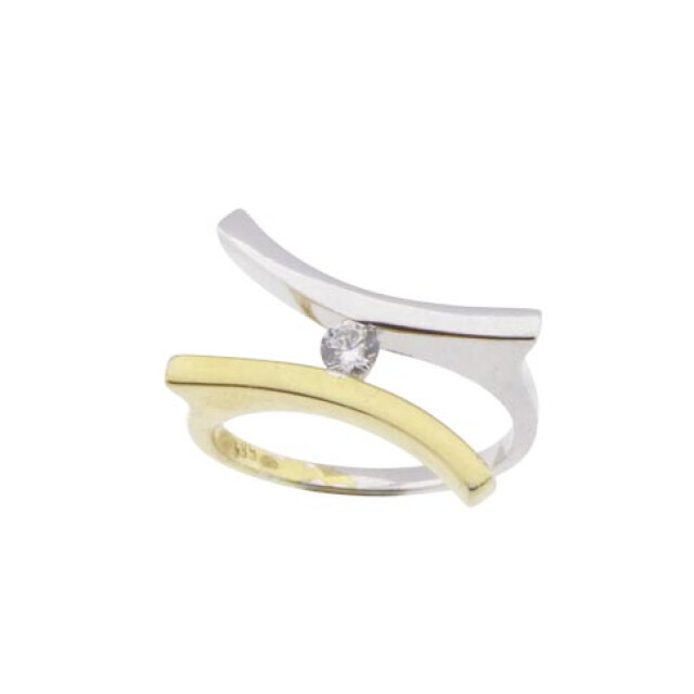 Atelier Christian Bicolor gouden fantasie ring 34P104-0103JC large