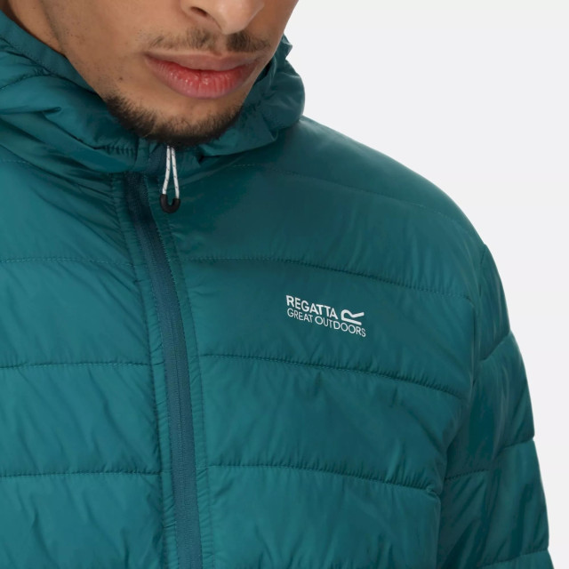 Regatta Heren hillpack hooded lightweight jacket UTRG8445_pacificgreen large