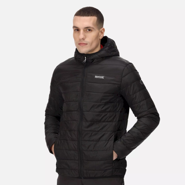 Regatta Heren hillpack hooded lightweight jacket UTRG8445_black large