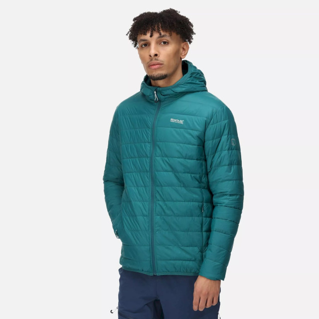 Regatta Heren hillpack hooded lightweight jacket UTRG8445_pacificgreen large