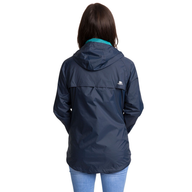 Trespass Dames qikpac waterdichte en opbergbare shell jas UTTP3379_navy large