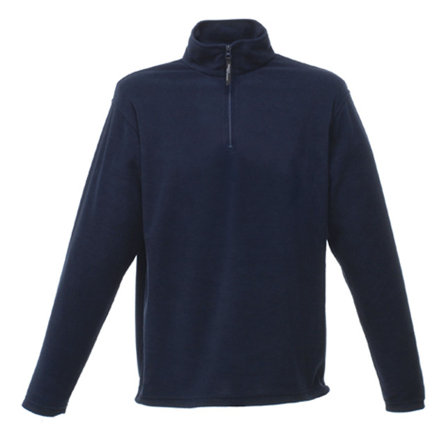 Regatta Heren micro zip turtle neck fleece sweater UTRG1580_darknavy large